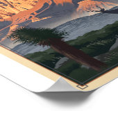 Poster Parc national des Monts Guadalupe Litho (Coin)