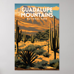 Poster Parc national des Monts Guadalupe Voyage