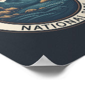 Poster Parc national des Picos de Europa Espagne Travel A (Coin)