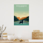 Poster Parc national des Rocheuses (Cuisine)