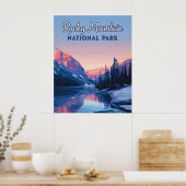 Poster Parc national des Rocheuses Colorado (Cuisine)