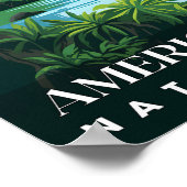 Poster Parc national des Samoa américaines Travel Nature (Coin)