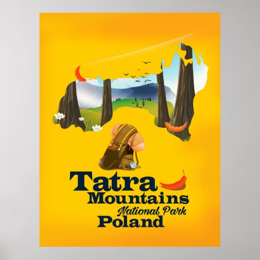 Poster Parc national des Tatras, Pologne (Devant)