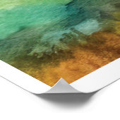 Poster Parc national des Tortugas à sec Peinture aquarell (Coin)