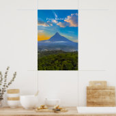 Poster Parc national des Virunga, RD Congo - Volcan (Cuisine)