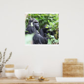 Poster Parc National des Volcans, Groupe Kwitonda (Cuisine)