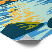 Poster Parc national des Voyageurs Vintage (Coin)