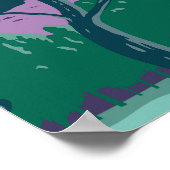 Poster Parc national du Capitol Reef Utah Vintage (Coin)