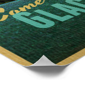 Poster Parc national du Glacier (Coin)