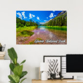 Poster Parc national du Glacier, Montana, États-Unis (Bureau à domicile)