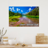 Poster Parc national du Glacier, Montana, États-Unis (Cuisine)