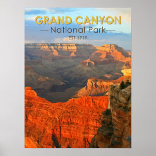 Poster Parc national du Grand Canyon Arizona