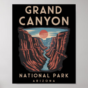 Poster Parc national du Grand Canyon Arizona Scénique