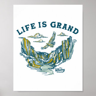 Poster Parc national du Grand Canyon Art. Vintage voyage 