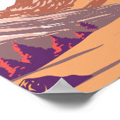 Poster Parc National Du Grand Paradiso En Automne Art Déc (Coin)