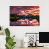 Poster Parc national du Grand Teton, Wyoming (Bureau à domicile)