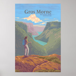 Poster Parc national du Gros Morne Terre-Neuve Canada