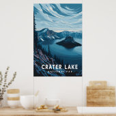 Poster Parc national du lac Crater : une oasis bleue (Cuisine)