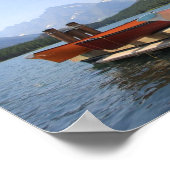 Poster Parc national du lac Josephine Glacier (Coin)