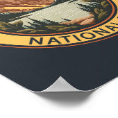 Poster Parc national du Mont-Tremblant Badge Canada (Coin)