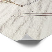 Poster Parc national du sable blanc (Coin)