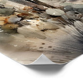 Poster Parc national du Saguaro Aquarelle Art Imprimer (Coin)