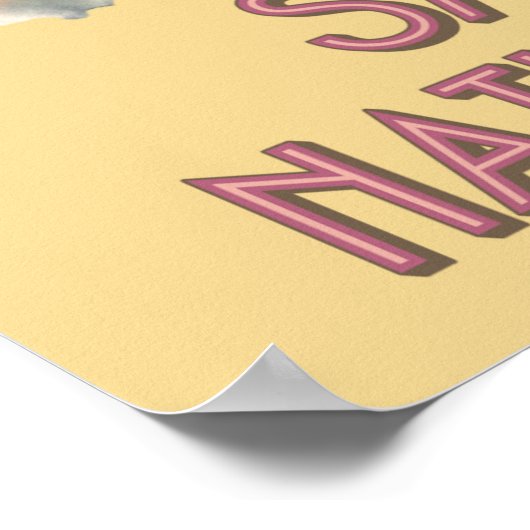 Poster Parc national du Saguaro Arizona (Coin)