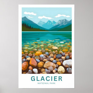 Poster Parc national Glacier Imprimer
