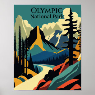 Poster Parc national olympique Art contemporain
