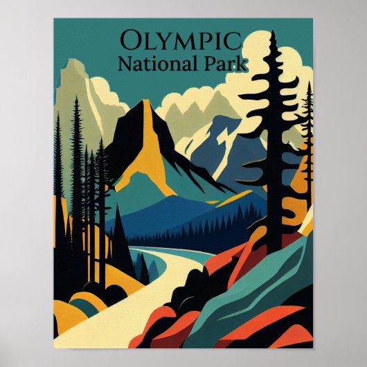Poster Parc national olympique Art contemporain (Devant)