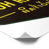 Poster Parc national olympique de la Forêt de pluie Hoh (Coin)