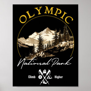 Poster Parc National Olympique Retro Vintage Apparel - So