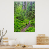 Poster Parc national olympique, sentier forestier (Cuisine)