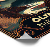 Poster Parc national olympique Vintage (Coin)