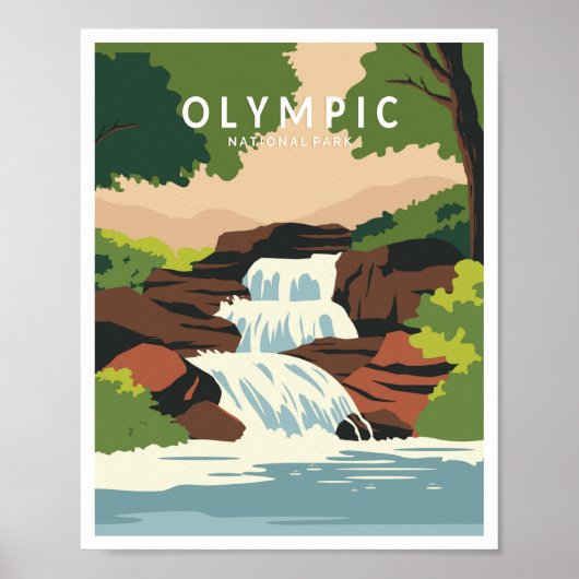 Poster Parc national Olympique Washington (Devant)