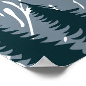 Poster Parc national olympique Washington Vintage (Coin)