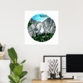 Poster Parc national Yosemite Couleur d'eau Yosemite Fall (Bureau à domicile)