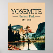Poster Parc National Yosemite El Capitan En Automne (Devant)