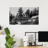 Poster Parc national Yosemite Glacier Point Lodge (Bureau à domicile)