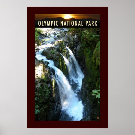 Poster PARC NATUREL OLMPIC-Washington—Sol Duc- (Devant)
