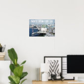 Poster Parc Océan Pacifique (Bureau à domicile)