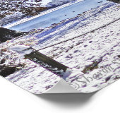 POSTER "PARC OLANDER DANS LA NEIGE" (Coin)