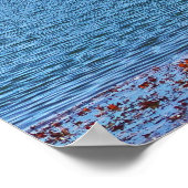 POSTER PARC OLANDER "HIVER BLANC" ET LAC/NEIGE COUVERT (Coin)