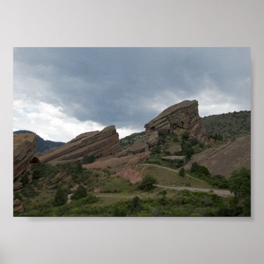 Poster Parc Red Rocks Colorado (Devant)