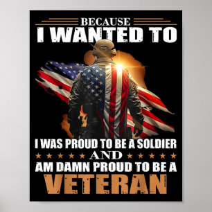 Poster Parce que je voulais être fier d'être un soldat et