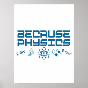 Poster Parce que la physique