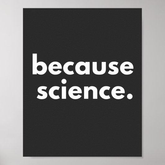 Poster Parce que la science (Devant)