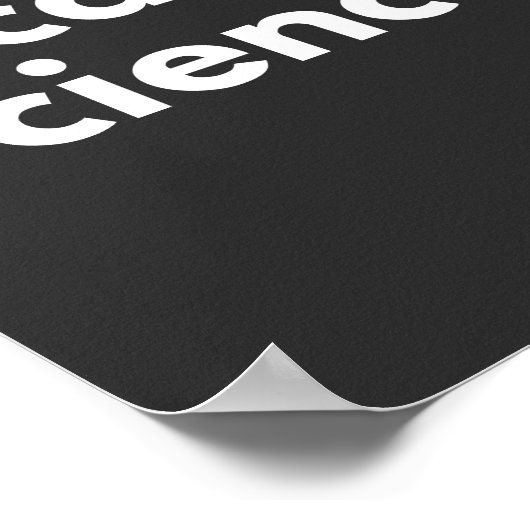 Poster Parce que la science (Coin)