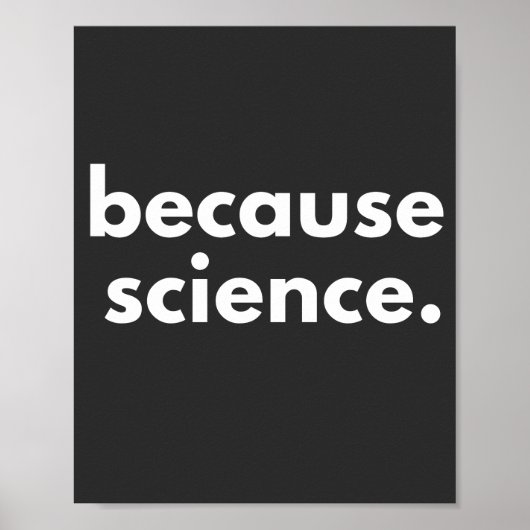 Poster Parce que la science (Devant)