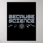 Poster Parce que la science (Devant)